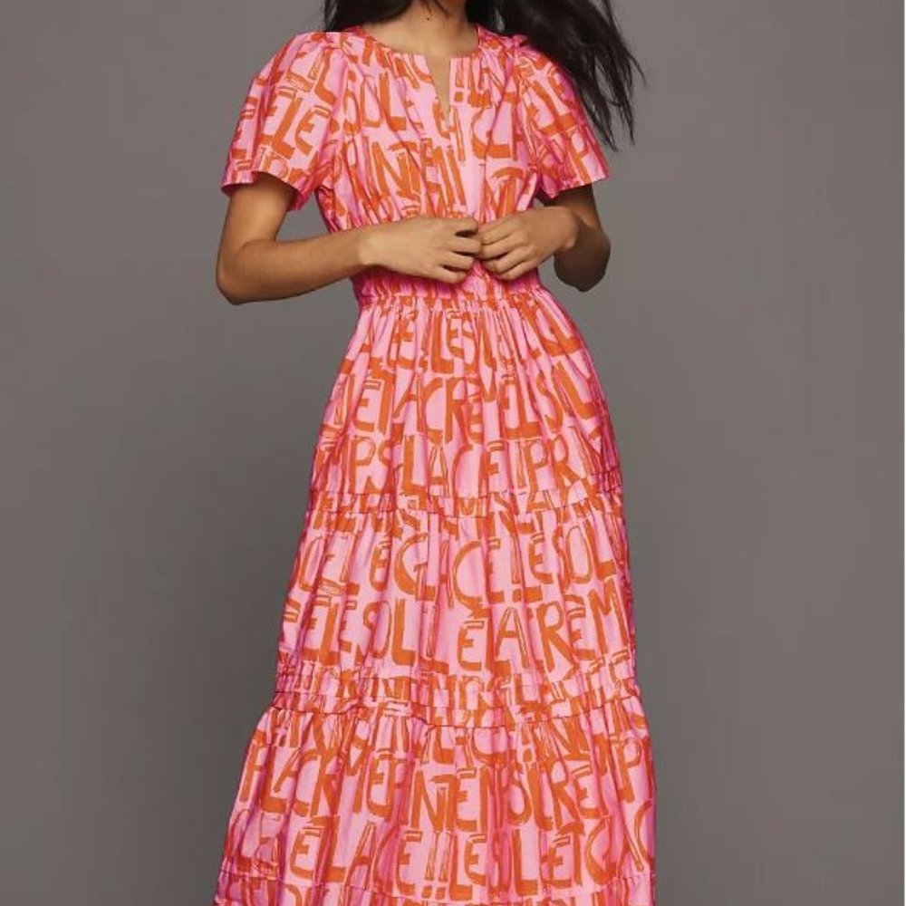 Anthropologie The Somerset Maxi Dress-Size Small